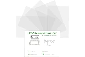 UNIXYZ Lot de 5 films de libération nFEP pour Elegoo Mars 4, Max/DLP/Ultra, Saturn S, pour Anycubic Photon Mono X X2 X 6K 6KS M3 Plus, pour Phrozen Shuffle XL, Make XL, Sonic XL Film 260x200mm