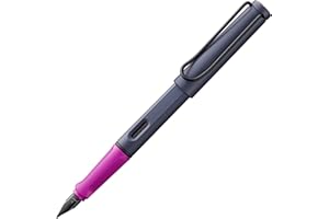 Lamy safari pink cliff pióro wieczne z ergonomicznym uchwytem i polerowaną stalówką stalową o szerokości kreski M – wytrzymałe tworzywo sztuczne ASA – w zestawie wkład atramentowy T 10 niebieski – dla