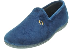 Calzados Romero. Zapatillas de Casa para Hombre. Invierno. Tallas Grandes hasta la 50. Piso Goma por Inyección.