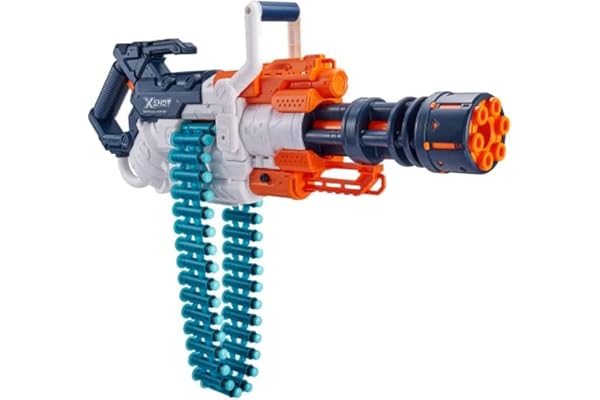 ZURU - XSHOT - Excel - CRUSHER - Fusil mitraillette Flèches Mousse - Livré avec 48 flèches - Levier de tir Semi automatique - 35 coups - Tire jusqu'à 27 m - 36382