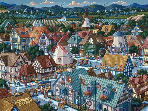 Preisvergleich Produktbild Dowdle Solvang 1000 Piece Puzzle by Dowdle Folk Art