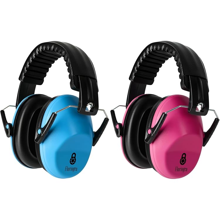 Casque Anti-bruit Enfant NRR 22dB - Pliable Et Réglable Pour étude Ou Sommeil