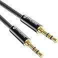 Syncwire Aux Cable 3.5mm Audio Cable –3.3ft/1M- Nylon Braided Aux Lead for Car, Headphone, iPhone, iPad, iPod, Samsung, MP3 P
