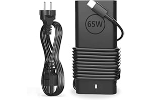 SCOVEE 65W Dell Caricatore USB C,Adattatore di alimentazione 65W USB C per Dell Latitude5540 5420 7400 5440 7440 3540 5520 7420 5430 7390 7320 5530 7430 XPS 13,Chromebook 3100Tipo C Adattatore rapido