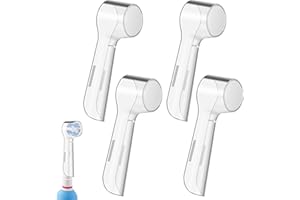 Regard 4pcs Repuesto para Funda Protectora del Recorrido del Cabezal del Cepillo de Dientes Oral-B Cepillo eléctrico Cabeza Cubierta de Polvo del Cepillo