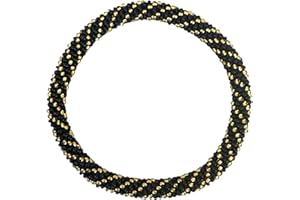 Yvelise Bracelet femme Népalais en perles - Fait main au Népal - Authentique