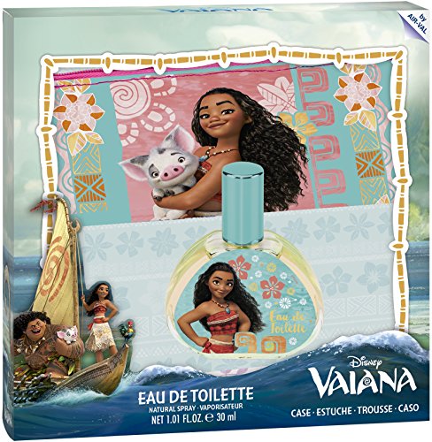 Vaiana Disney Vaiana Duft-Set, enthält kindgerechtes Parfum (EDT 30ml) im Glasflakon und ein kleines Täschchen für Kosmetik oder Stifte, Geschenk für Mädchen - 4