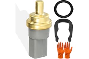 ZAMDOE 06A919501A Sensor de Temperatura del refrigerante de Agua de 2 Pines para Skoda Seat Audi A3 A4 A5 A6 A8 Q3 Q5 Q7 TT para VW para Golf para Passat para Jetta para Beetle 06A91950 1158-0784