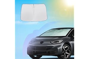 SXCY pour VW ID.3 1st Edition Plus Max 2020-2024 Pare-Soleil pour Pare-Brise de Pare-Brise Avant, VW ID 3 Pare Soleil Anti UV Pliable avec Sac de Rangement, VW ID.3 2023 Accessoires