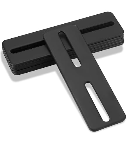 PATIKIL 170mm Soffitto Luce Piastra Kit, 2 Set Apparecchi Montaggio Staffa Acciaio Traversa per Casa Ufficio Sospensione Parete, con Vite Rondella Dado