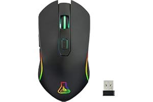 THE G-LAB Kult XENON Wireless Gaming Mouse Ricaricabile ad Alte Prestazioni - Wireless Gaming Mouse 5000 DPI, RGB LED, 6 Pulsanti, Software dedicato, Leggero e Veloce, Compatibile PC/PS5/Xbox One