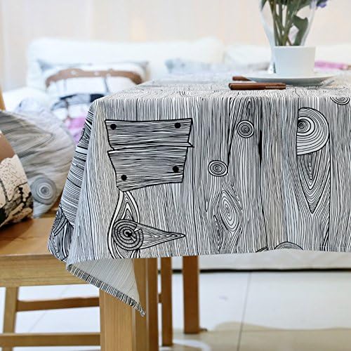 BUUYI Tablecloth Dining Room Table Linen European style woodpecker 60x60cm Rectangular Cafe Table Cover