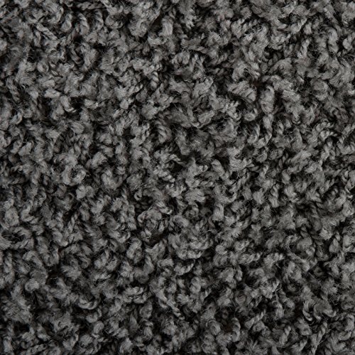 Floordirekt Stufenmatten Treppenmatten Shaggy – Venus Halbrund 10 Aktuelle Farben SparSet 15 Stck. (grau) - 3