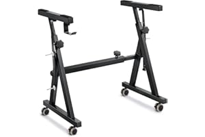 Donner Support de Clavier Piano Robuste, Forme en Z Réglable et Portable, Adapté aux Claviers électriques de 61 et 88 Touches et Piano Numériques