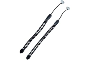 MUAGOCHIC Improved Replacement Wrist Straps for Oculus Quest 2 Gen Controller, Sturdy Comfy Adjustable Hand Strap for Oculus 2, Easy Attach White Resin Stopper for Oculus Controllers