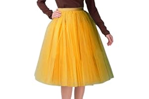 MMIHOIM Tüllrock Damen 50Er Rock Retro Ballet Tanzrock 3 Lagig Tüll Ballett Tütü Rockabilly Petticoat Unterrock Tanzkleid Ballkleid Abendkleid Gelegenheit Zubehör Tutu Cosplay