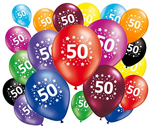 20 Luftballons Geburtstag 50 Jahre