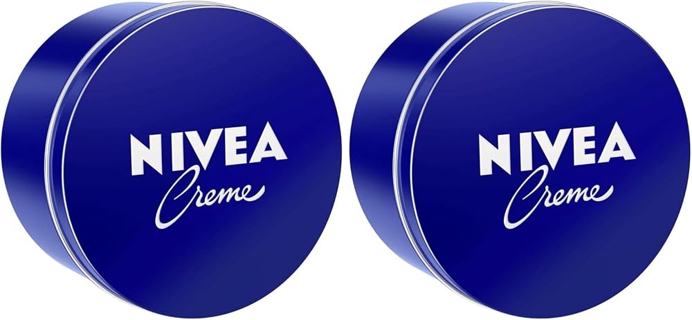 NIVEA Creme Nemlendirici Bakım Kremi 250 ml,Eucerit, El,Yüz,Vücut İçin,Paraben İçermez, Tüm Cilt Tipleri, (2 paketi)