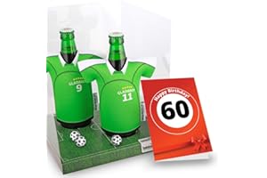 DER TRIKOTKÜHLER > GESCHENKE FÜR MÄNNER 60. Geburtstag | Der Trikotkühler | Das Männergeschenk für Gladbach-Fans | Langlebige Geschenkidee Ehe-Mann Freund Vater Geburtstag | Flaschenkühler by Ligakakao