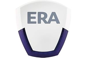 Replica Dummy Siren by ERA Protect - Dummy Burglar Alarm Box with Led Light - No Wiring Required - Fake Siren - Can be a Stand Alone Burglar Deterrent