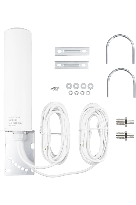 Amplificateur 4g Antenne 4G LTE Extérieure 10-12 DBi - SMA/TS9, 5m Câble, Pour Routeurs 4G Antenne SMA TS9 Huawei Netgear