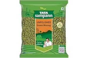 Tata Sampann Unpolished Green Moong Dal (Whole), 500g