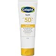 Cetaphil Sun SPF 50+ Light Gel, Moisturizer sunscreen Face & Body for Men & Women, Sensitive Skin, Very High Protection and Very Water Resistent, Unscented, 50 ml