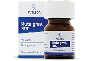 Weleda Ruta Grav. 30C, Homeopathic Medicinal Product, Ruta Graveolens 30C, Vegetarian, 125 Tabs