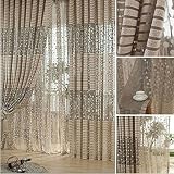 Jacquard Wirkerei Vorhänge für Fenster Wohnzimmer Die Sun Shading Vorhang - 2