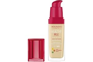Bourjois - Fond de Teint Healthy Mix - Anti-fatigue et Révélateur d'Eclat - Teint unifié, frais et hydraté - Longue Tenue - 51 Vanille Clair 30ml