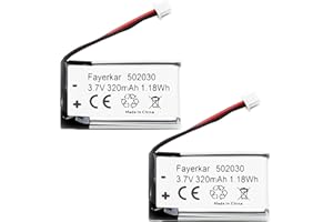 Fayerkar Batteria da 3,7 V 310 mAh 502030 per VXI BlueParrott B250-XT Bluetooth auricolare di ricambio Dash Cam Nextbase Dash Cam 402G 412GW 512G Cobra 840 Portachiavi Cam 808 Piccola fotocamera C3,