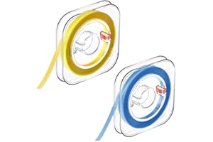 VURYAPI 2 Pièces Papier abrasif dentaire, 12μm μm bande de polissage dentaire Lime dentaire pour Nettoyage en profondeur des dents Soins bucco-dentaires