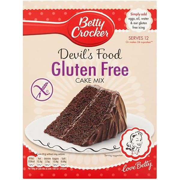 Betty Crocker Devil S Food Glutenfree Cake 425g Amazon De Lebensmittel Getranke
