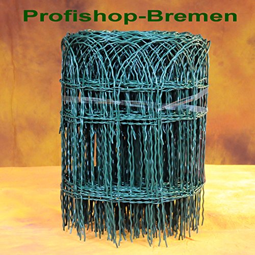 Ziergitter Gartengitter Gartenzaun Maschendrahtzaun 65 cm hoch 10 m