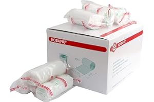 NOBA VERBANDMITTEL NOBAFIX Elastische Mullbinden, 20 Stück, 10 cm x 4 m