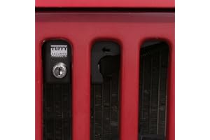 Tuffy Yj Hood Lock 01 - Black for 1987-1995 Yj Wrangler - 295-01