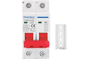 DC MCB Miniatyrbrytare 2P DC 1000V Solar Mini Circuit Breaker Batteribrytare Kortslutningsskydd Frånkopplingsbrytare Isolator