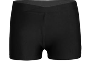 IEFIEL Shorts de Gymnastique Ballet Enfant Fille Bas Shorts d'entraînement Sport Justaucorps Shorts de Danse Yoga Performance 2-16 Ans