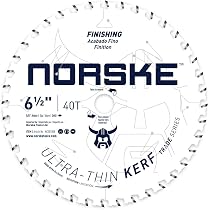 Norske Tools NCSBT017 Querschnittssägeblatt – 20,3 Cm X 60 Zähne, 1,6 Cm Aufnahme, Für Akkusägen, Hartholz & MDF