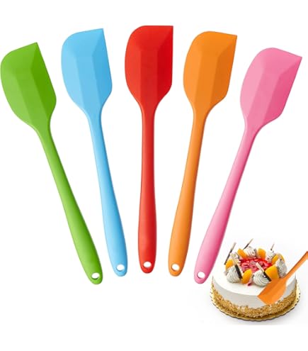 Set 2 Spatole In Silicone Per Cucina - Antiaderenti, Resistente Al Calore, Per Pancake E Uova - Foto 8