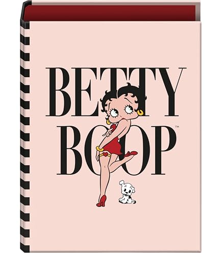 Dohe Dossier 3 Rabats Format Folio Betty Boop - Porte-Documents Rigide Avec Élastique