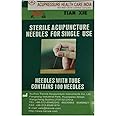 ACi Acupuncture Needles for Single Use Pack of 100 Needles (0.25 x 60)