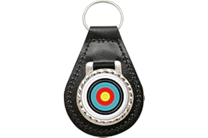Giftshop UK Cible de Tir à L'Arc Cuir Clé Gousset