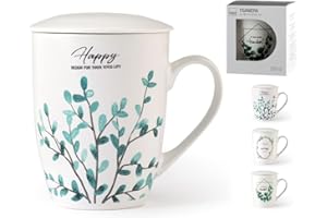 H&H Tisaniera Con Filtro in New Bone China Botanic Cl38