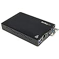 StarTech.com Multimode (MM) LC Fiber Media Converter for 1Gbe Network - 550m Range - Gigabit Ethernet - 850nm - with SFP Transceiver (ET91000LC2)