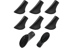 XUIIOSOOKP Nordic Walking Stöcke Gummipuffer für Wanderstöcke, Nordic Walking Pads, Stangenschutz für alle gängigen Wanderstock Trekkingstöcke Walking Stöcke Gummipuffer Asphaltpads 11mm