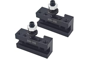 WFLNHB New 2Pcs 2# Quick Change Tool Post Boring Turning Holder 250-102 AXA 6-12"