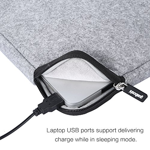 Guaiboshi Laptoptasche Sleeve H  lle Schutztasche Mit Wasserdicht Filz Oberfl  che Universale Laptop Sleeve Schuzh  lle f  r 13 Zoll Laptop  Notebook 