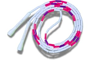 ‎ELEVATE ROPE Elevate Rope Professionelles Perlen - Springseil - 3m Verstellbar, Qualitätsperlen & Polyschnur - Für Freestyle, Cardio & Tricks - Geeignet für Alle Niveaus & Innen/Außen