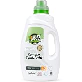 Just Green Organic Bitkisel Sıvı &Ccedil;amaşır Deterjanı Beyazlar ve Renkliler İ&ccedil;in, Kokusuz &amp; Hipoalerjenik, Ecocert Sertifikalı, 